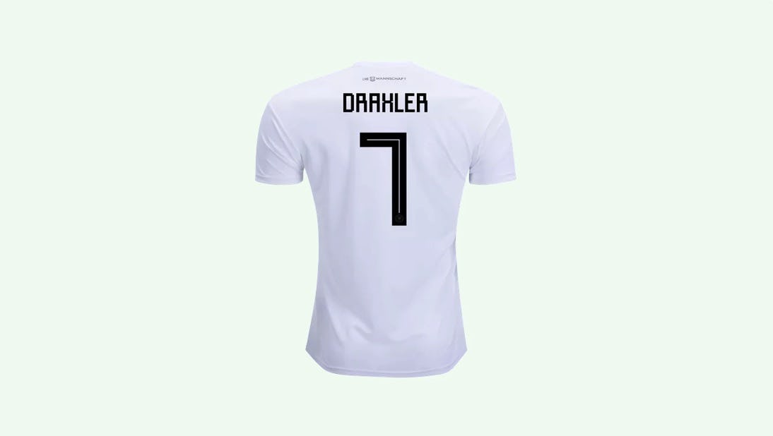 ⚽ Tipografía de camisetas de fútbol: jugadores
