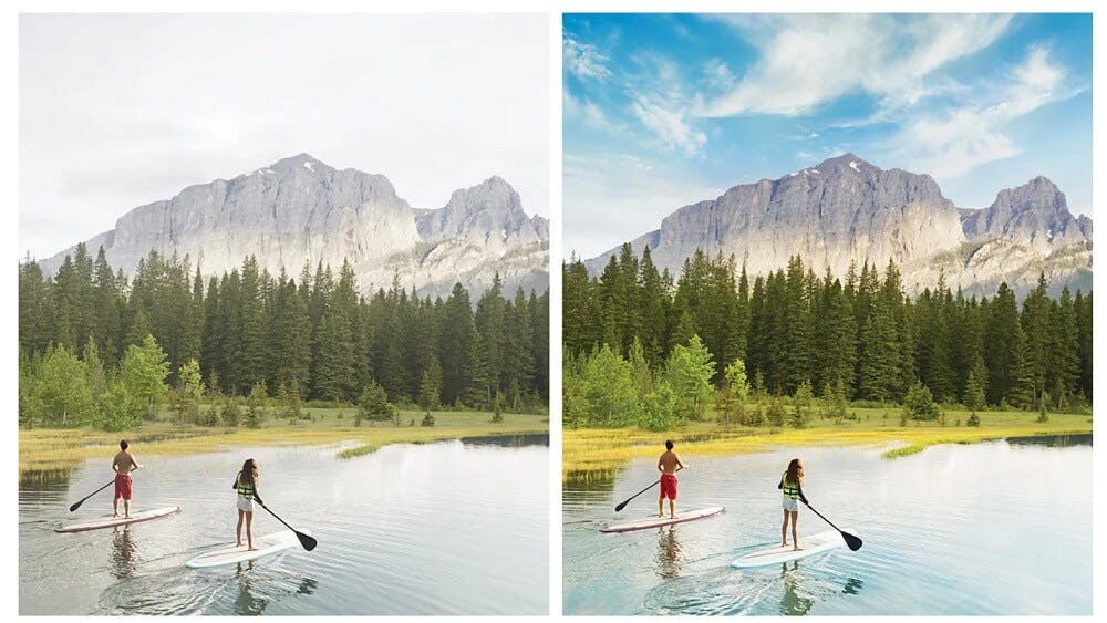 paisaje photoshop elements