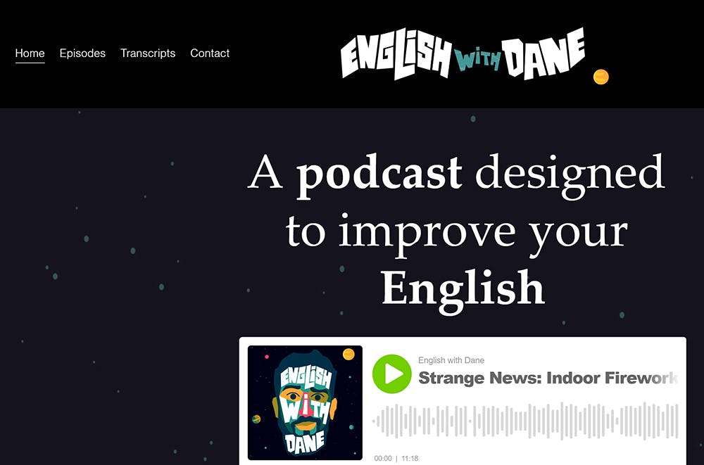 podcast en inglés english with dane