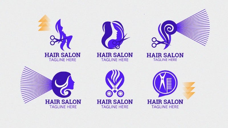 Logotipos para salón de belleza