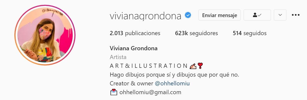 Instagram Viviana Grondona