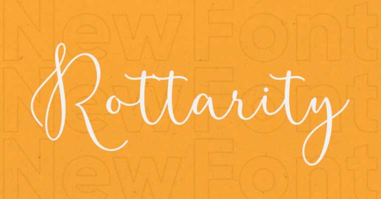 Rottarity tipografías para firmas de logos