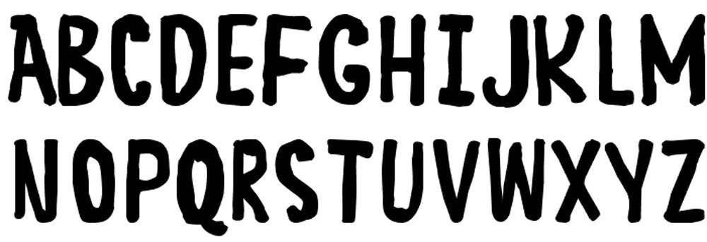 tipografía de pizzerías