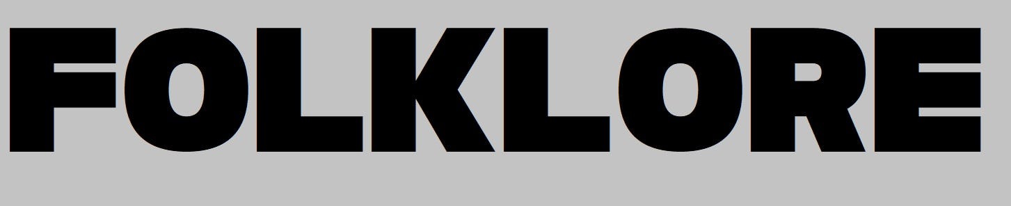 Folklore Font