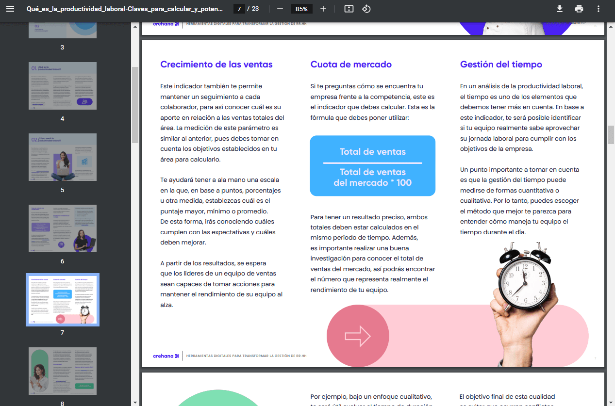 ebook productividad crehana