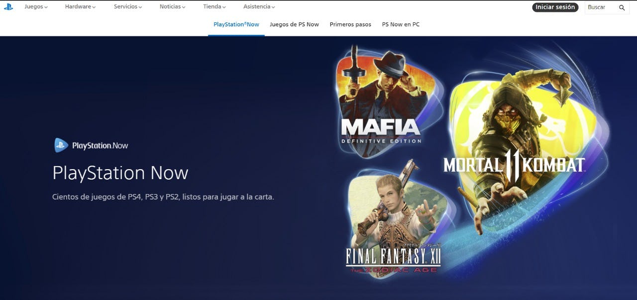 PlayStation Now plataforma de videojuegos tendencia