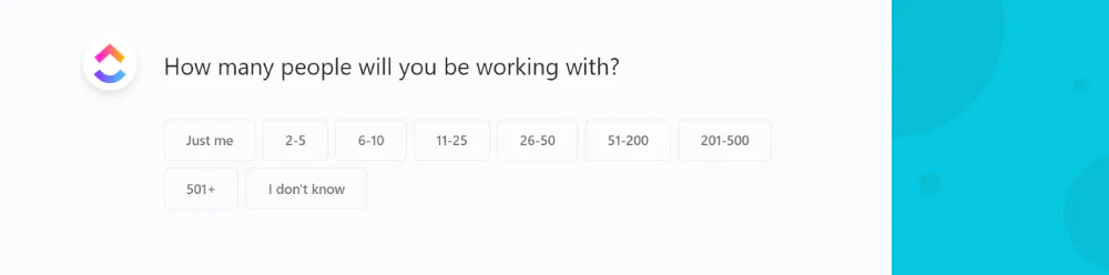 Paso 7 para crear una cuenta en ClickUp