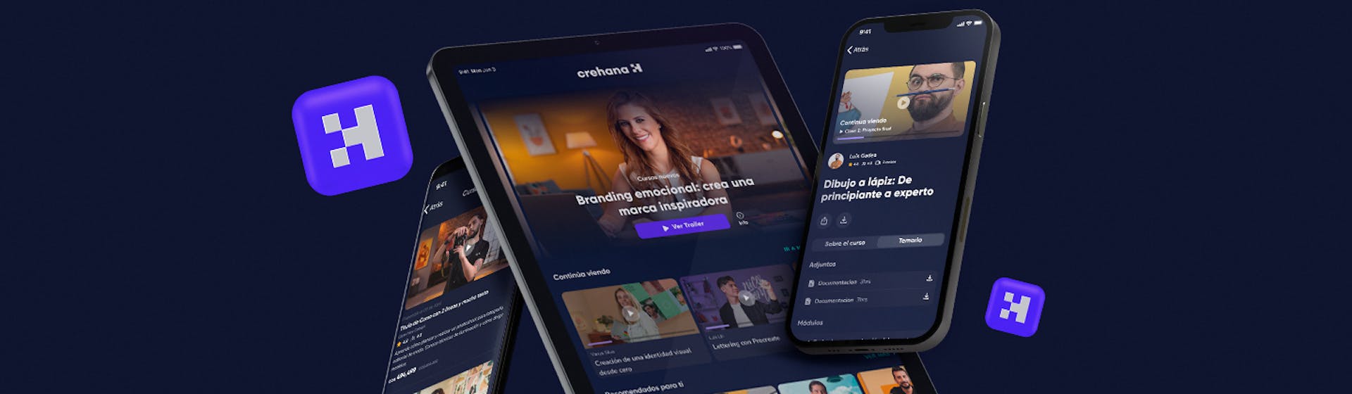 Nueva app de Crehana 2021: innovación de diseño y personalización de contenido