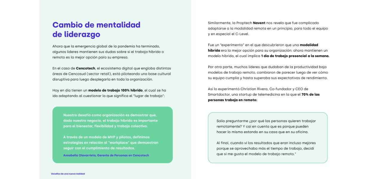 Retos de los nuevos modelos de trabajo: guía para promover una cultura de cambio