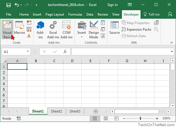 How To Open Vba In Excel 2019