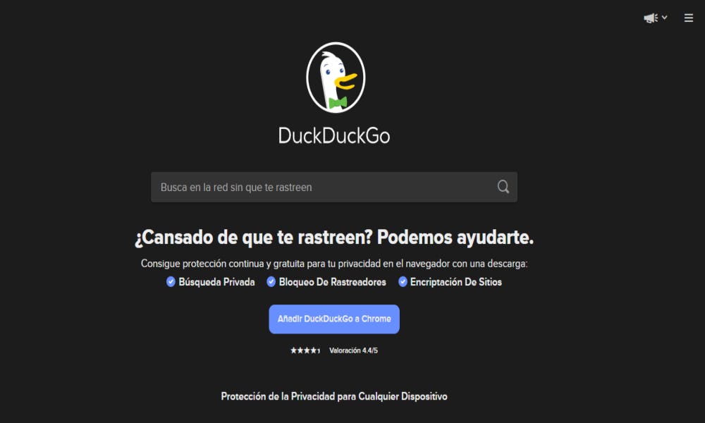 Proyecto de diseño web en DuckDuckGo
