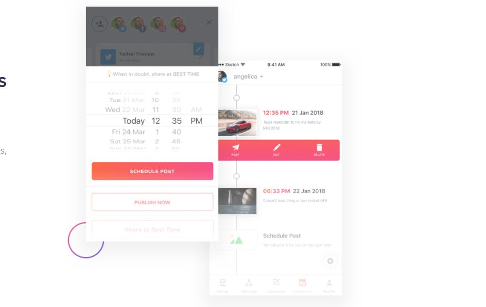 Crowdfire app para programar en Tik Tok