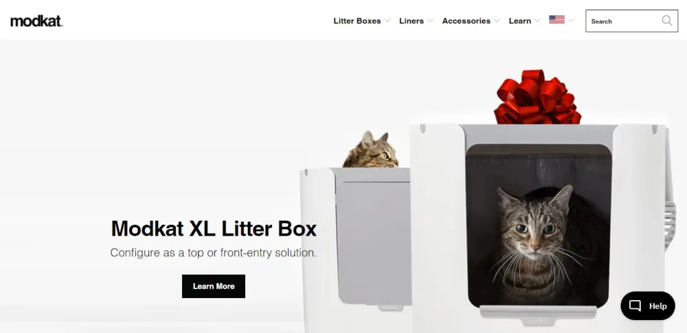 ecommerce de cajas de arena para gatos