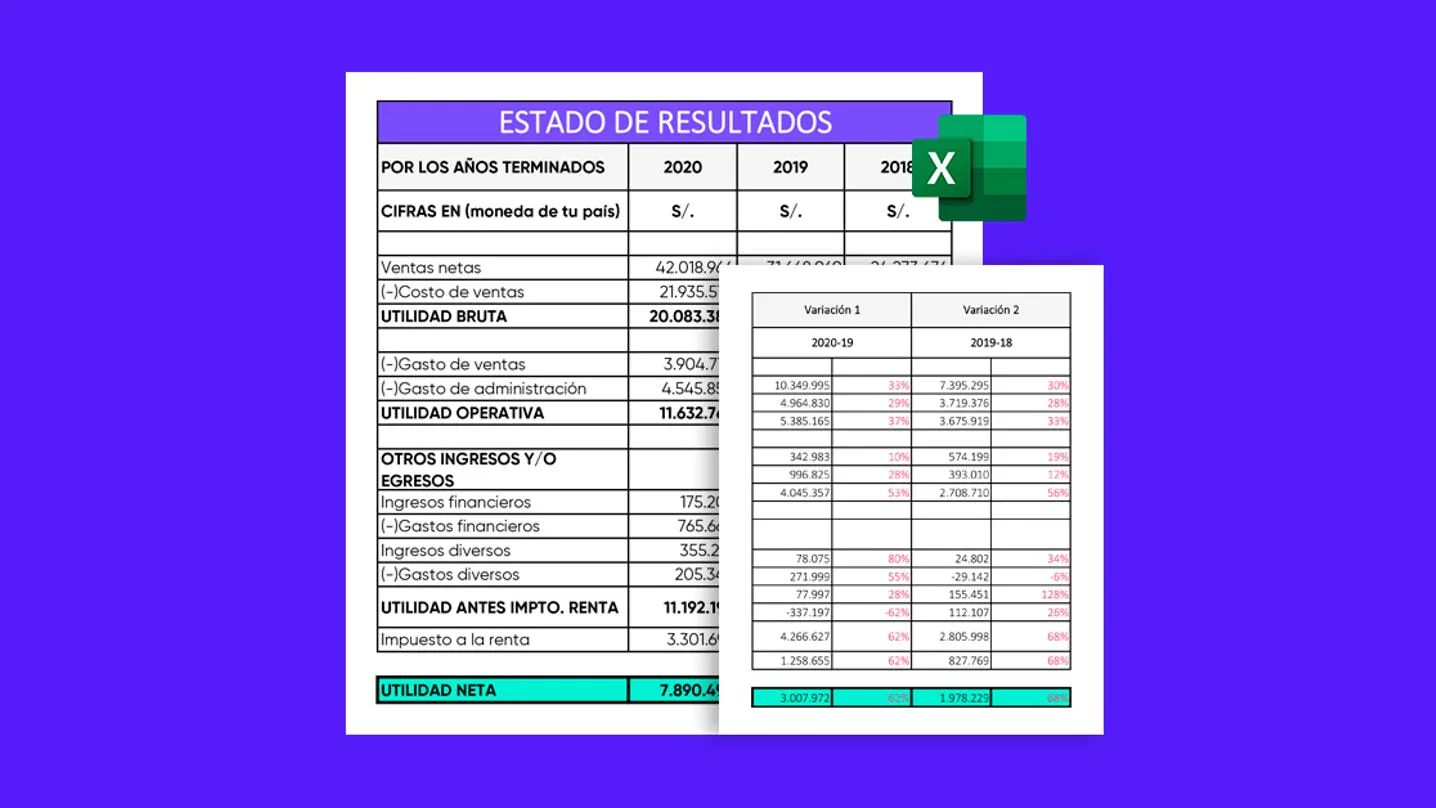 Estado de resultados Crehana plantilla