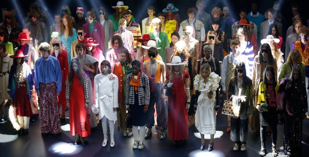 Pasarela de moda de Gucci
