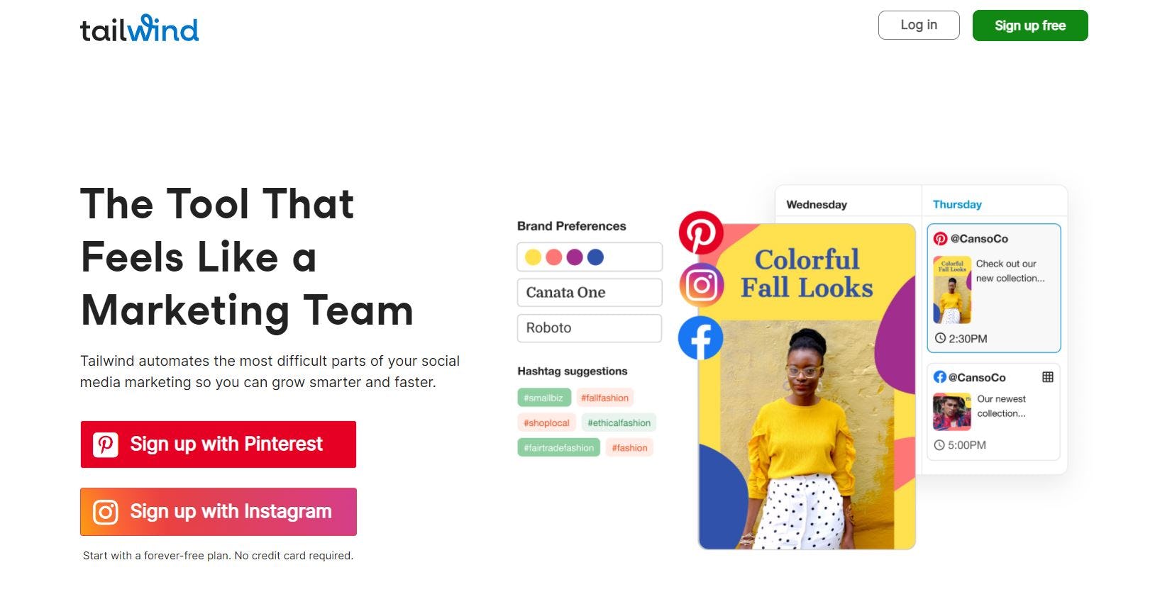 tailwind mejores aplicaciones para Instagram