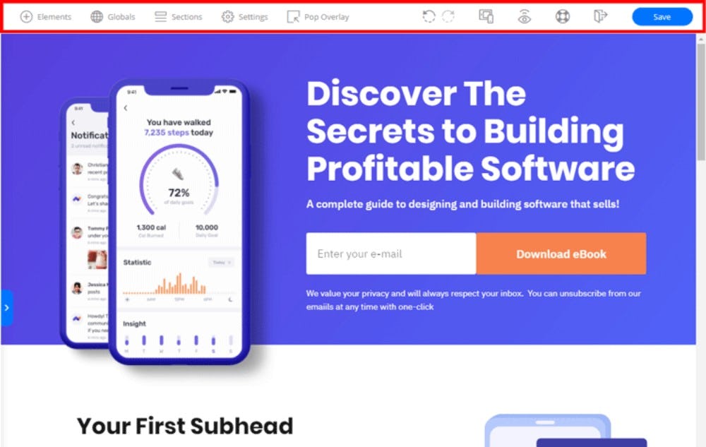 landing page OptimizePress