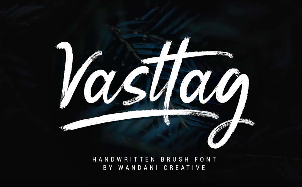 Vasttag font