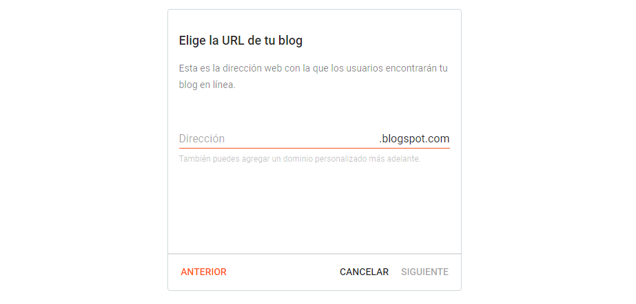 pasos para crear un blog en blogger