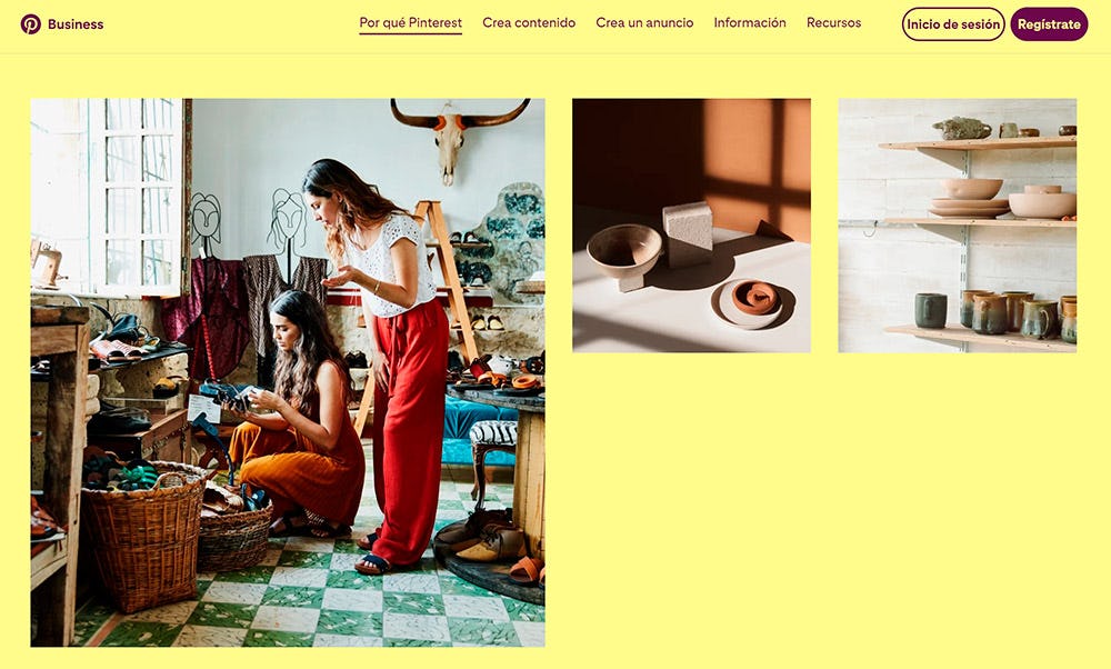 pinterest para empresas estadisticas