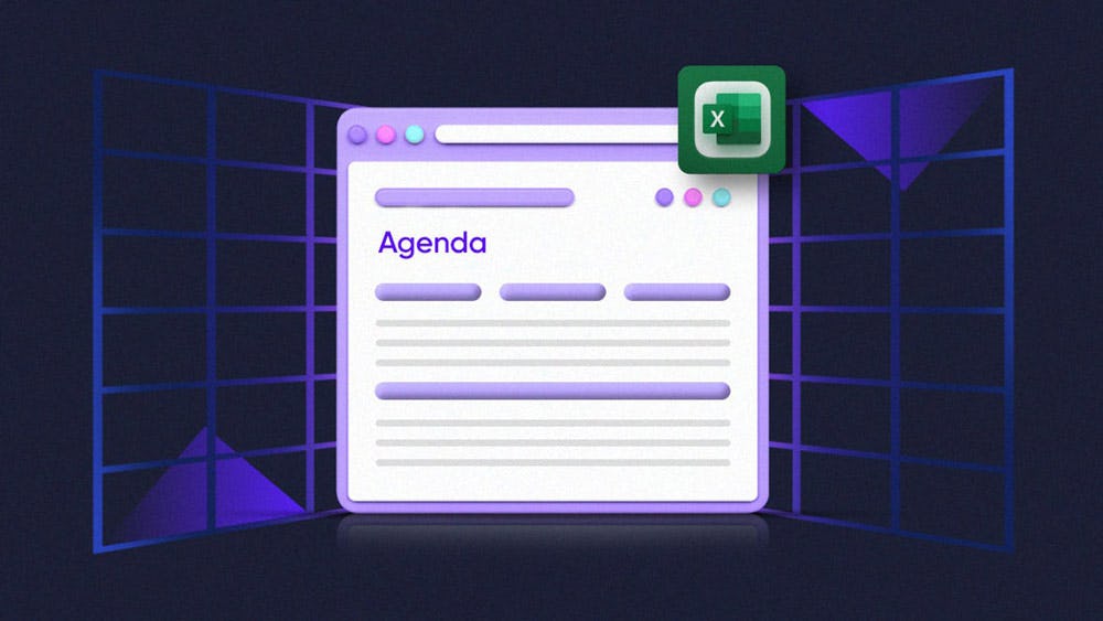 Formato de agenda en Excel