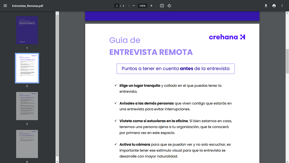 guia para hacer una entrevista remota gratis