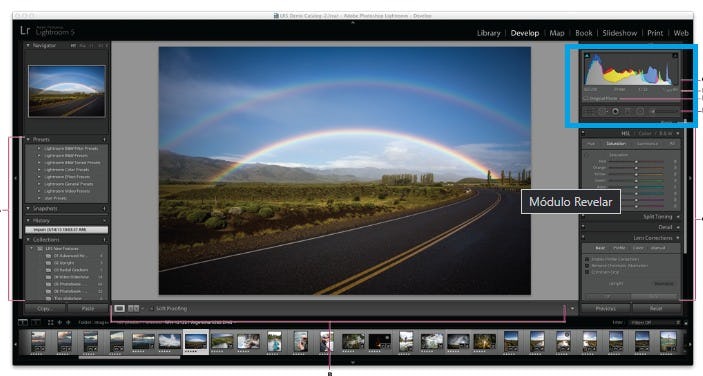 Lightroom histograma