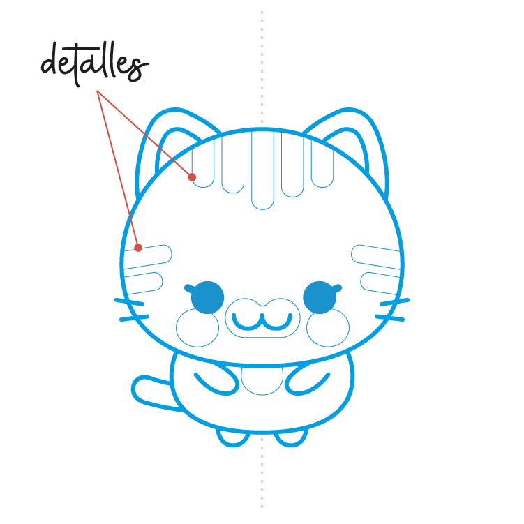 COMO DIBUJAR UN GATO KAWAII - dibujos kawaii faciles - Aprende a dibujar un  gatito facil 