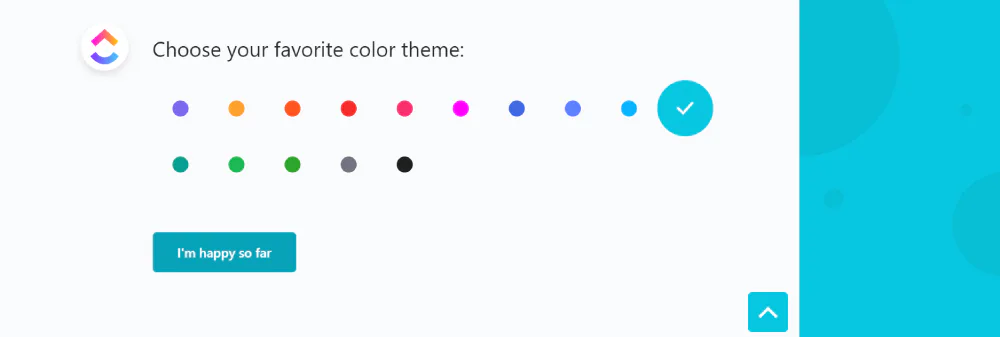 Paso 6 para crear una cuenta en ClickUp