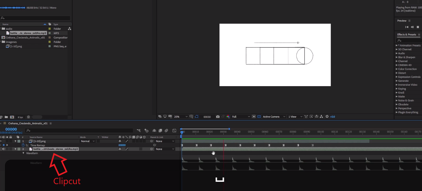 Clipcut en After Effects