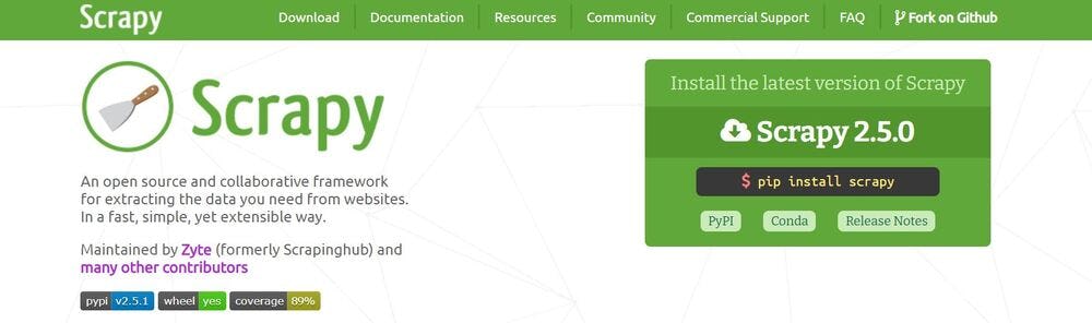 scrapy libreria python