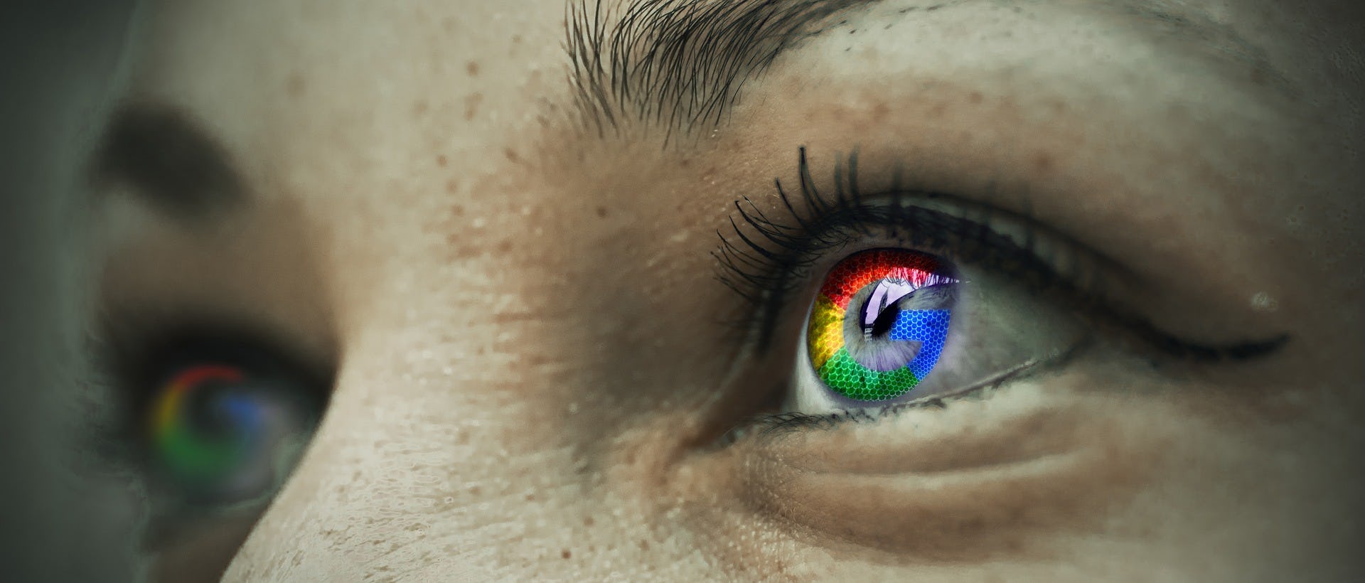 Ojos de usuario con Google