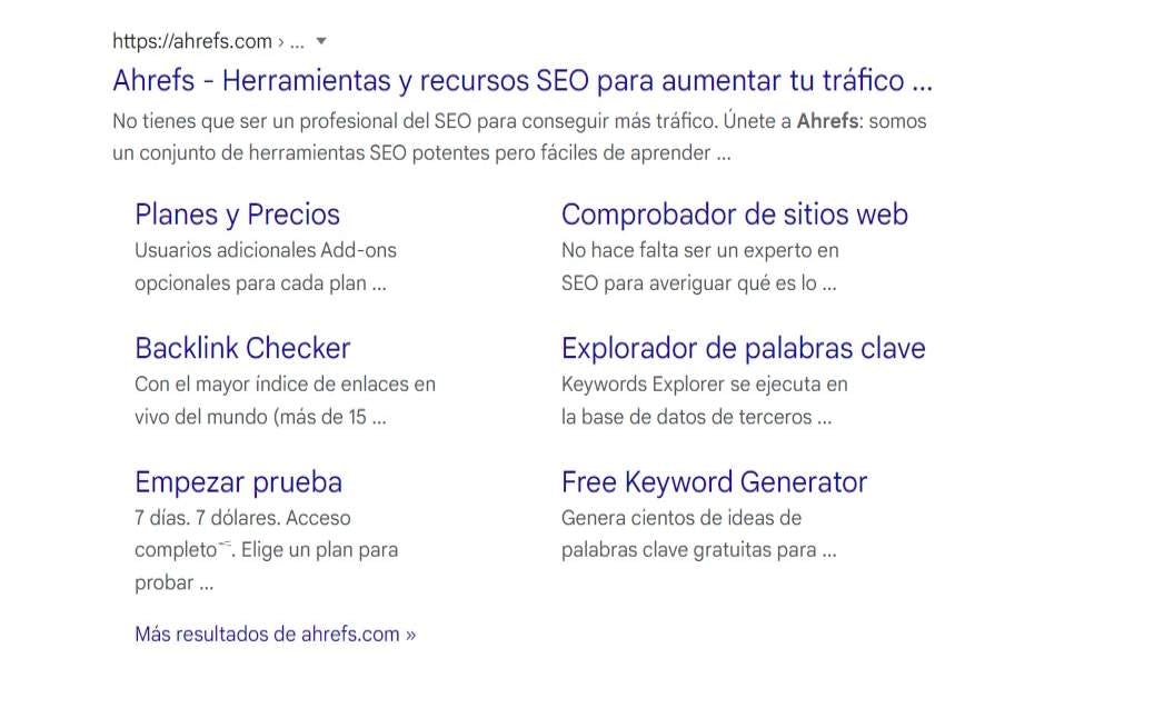 meta descripción ahrefs