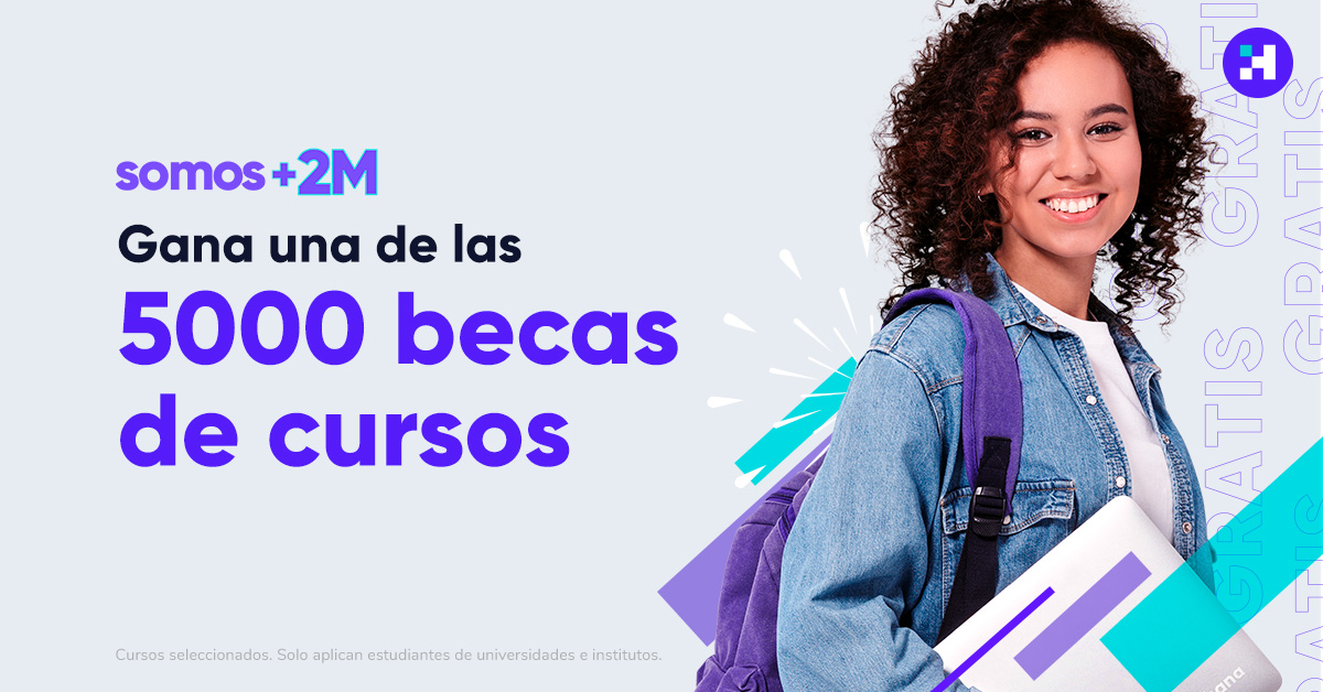 Gana Una De Las 5000 Becas De Cursos | Crehana Para Empresas