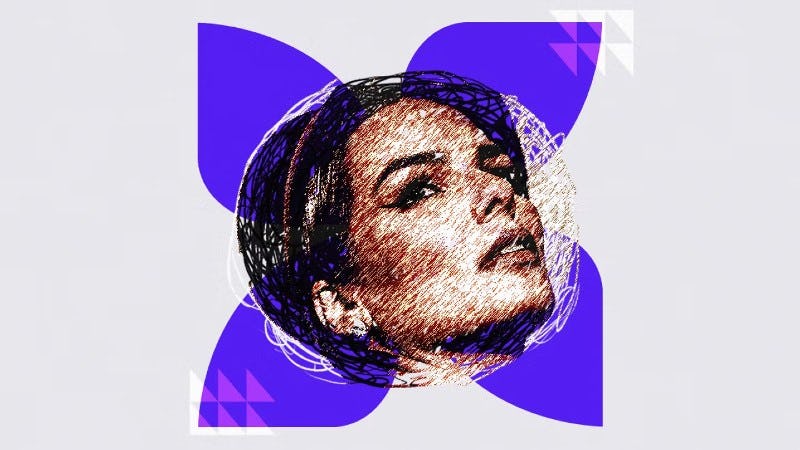 Plantilla de efecto garabato