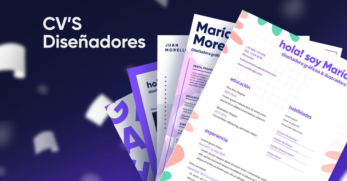 cv creativo para diseñadores graficos