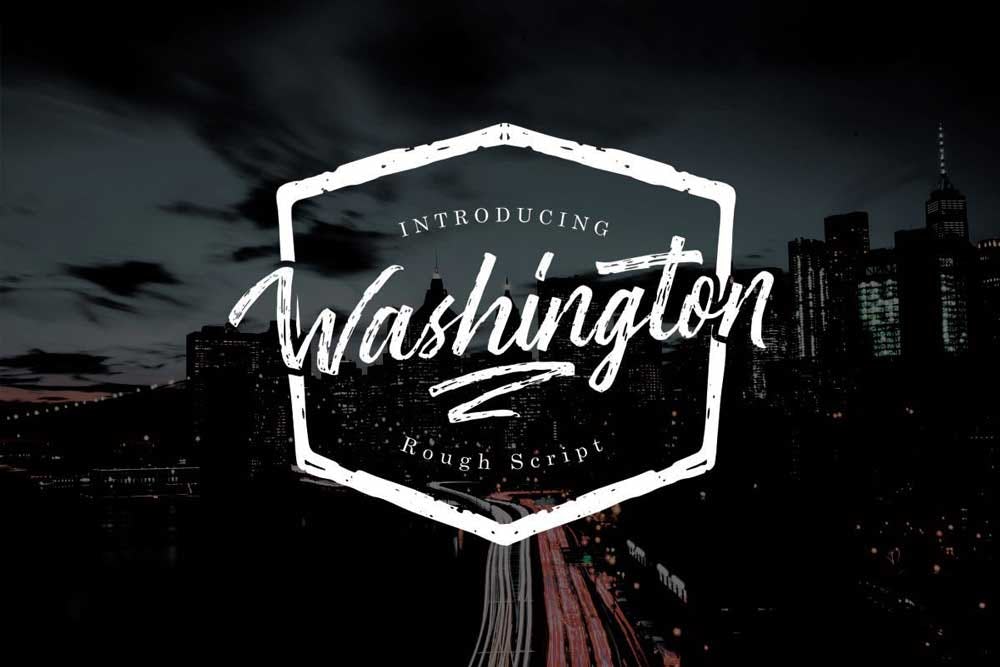 Washington font