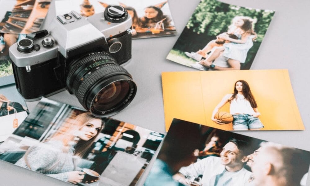 cámara y fotos de personas