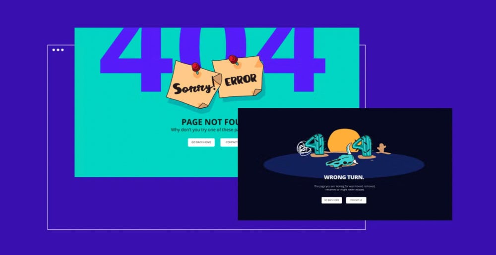 Plantillas de 404 para tu sitio web