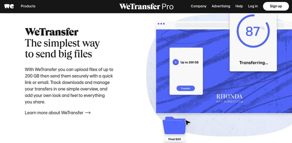 WeTransfer que es