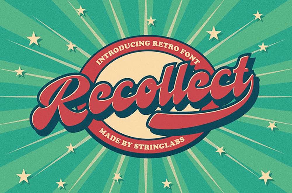 Recollect Retro Bold Font