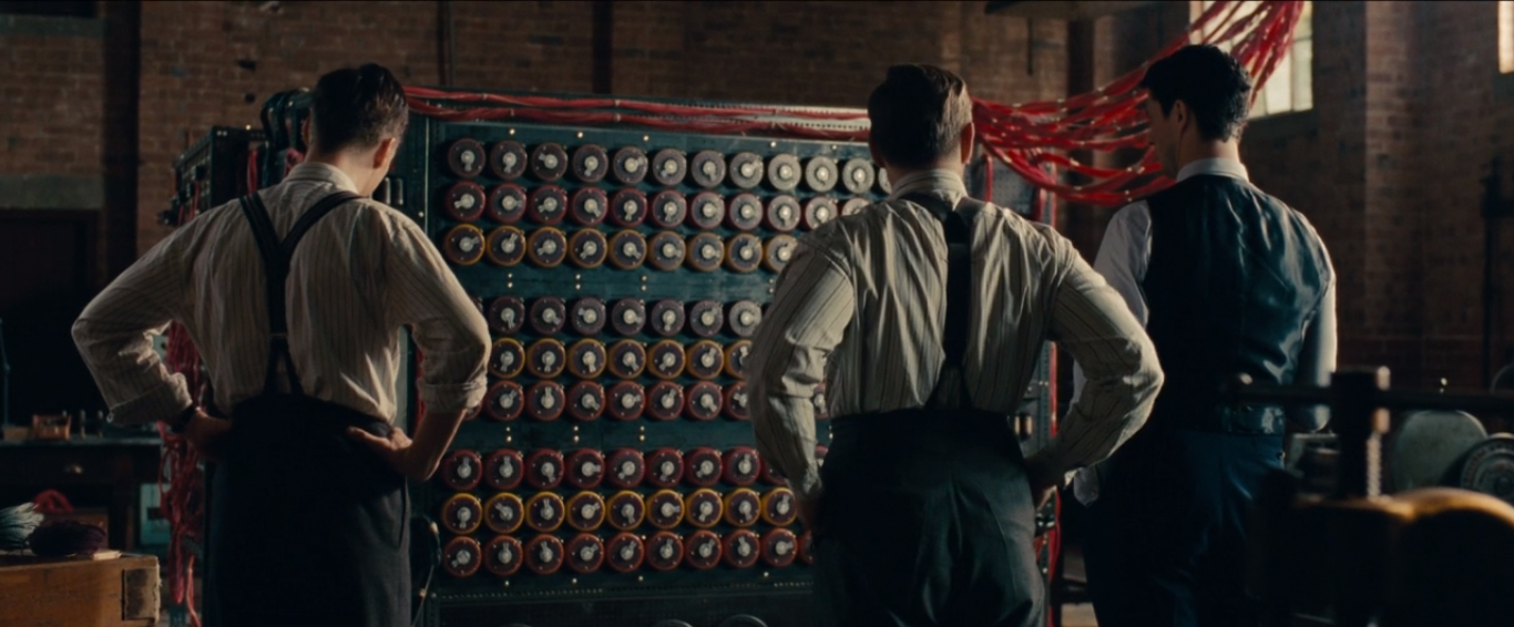 escena el código enigma plano dorsal