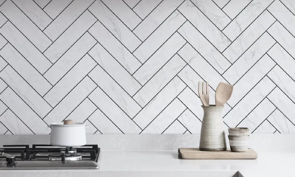 Azulejos decoración de imitación marmol