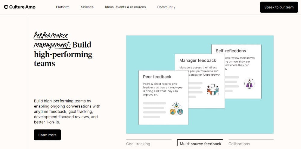 Funciones de Culture Amp