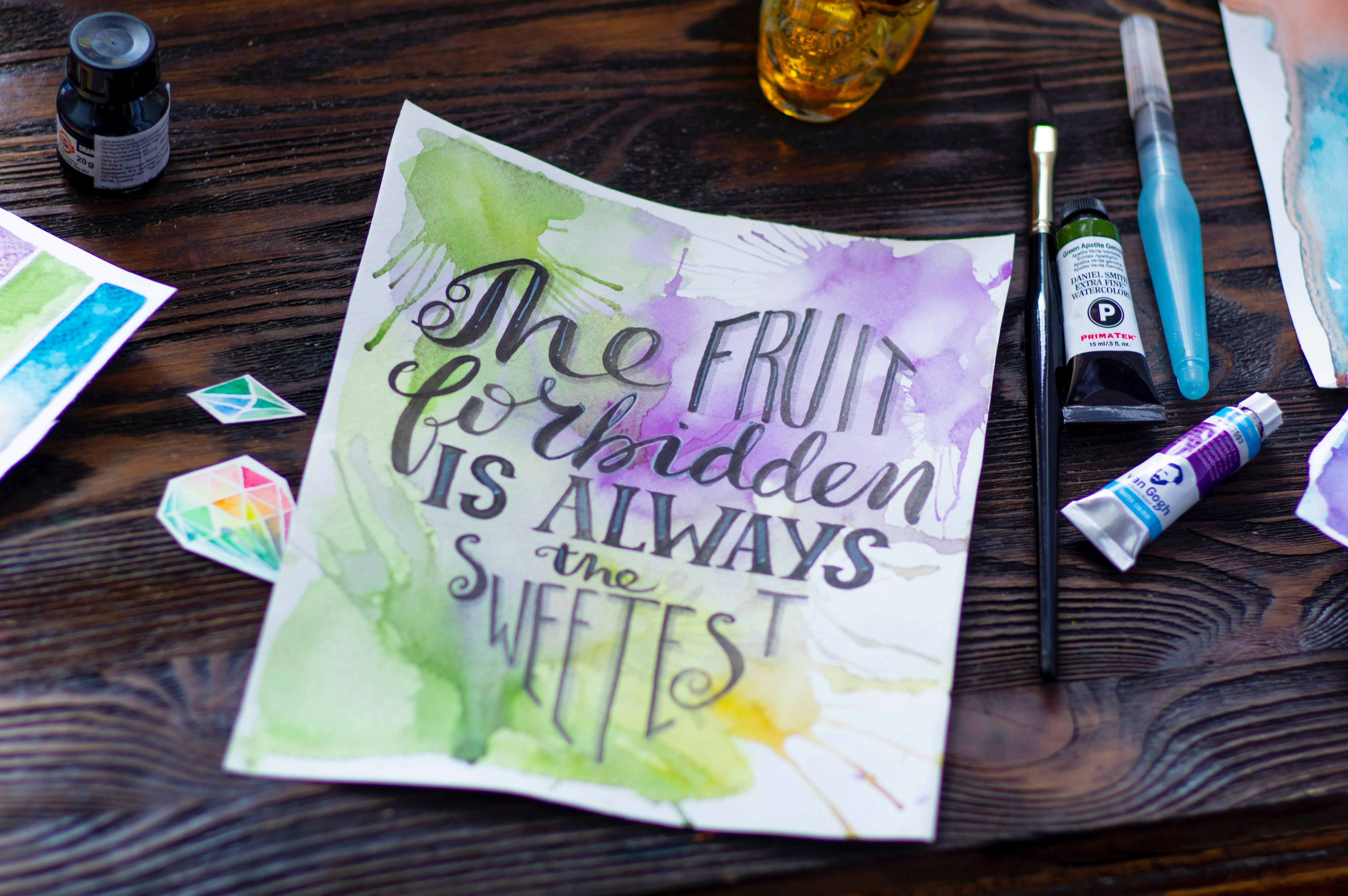 como escribir bonito, tipos de lettering, lettering brush