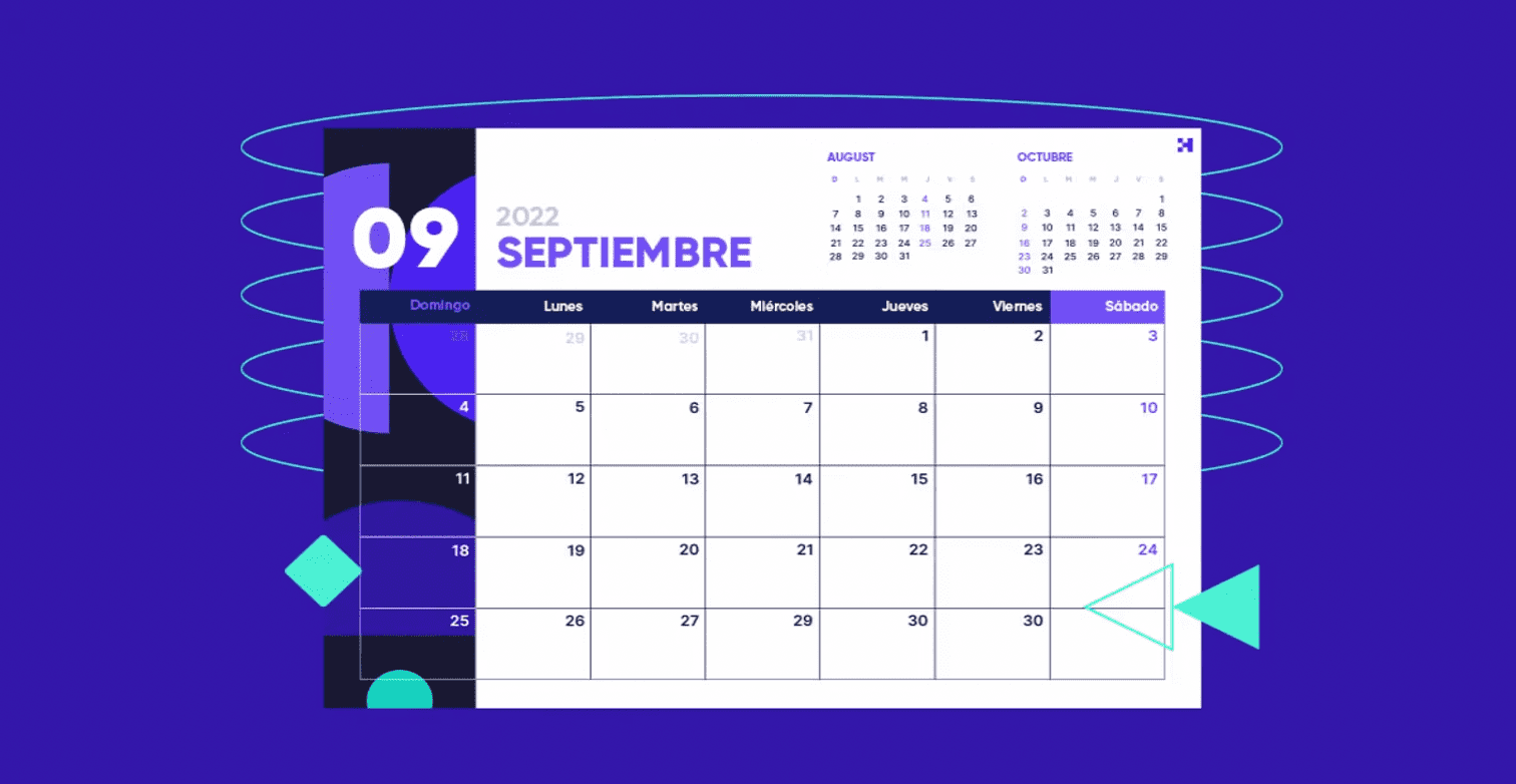 septiembre organizadores mensuales