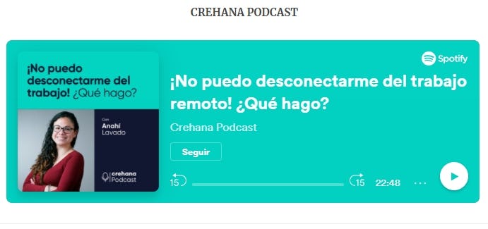 Ejemplo de un podcast en Blogger.