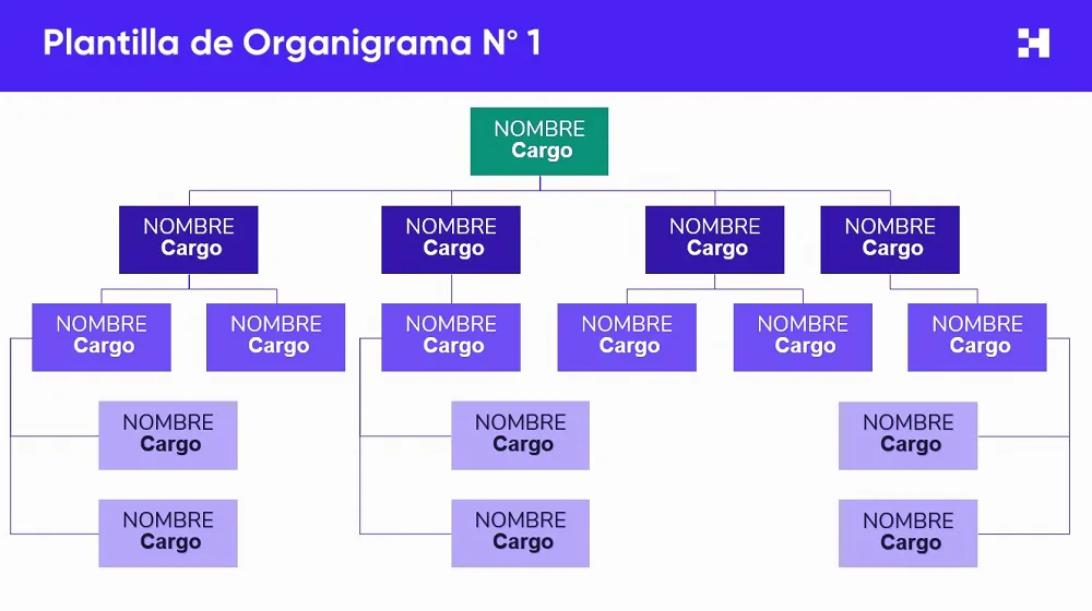 plantilla de organigrama