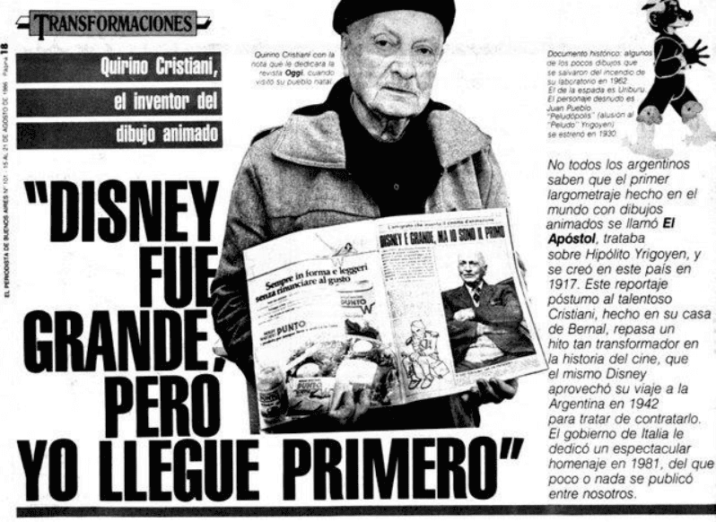 primera pelicula de animacion