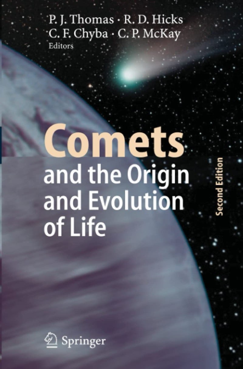 Libro sobre los cometas y la síntesis prebiótica